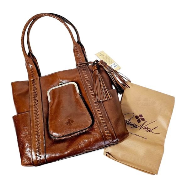 Patricia Nash Molise Frame Pocket Tote Bag - Picture 3 of 15